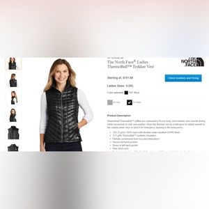 NF0A3LHL
The North Face® Ladies ThermoBall™ Trekker Vest
